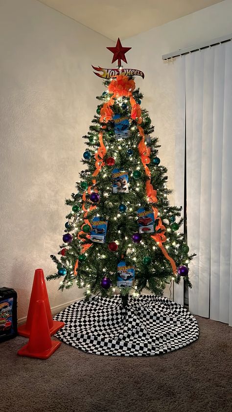 Hot Wheels Christmas Tree Ideas, Hot Wheels Christmas Tree, Hot Wheels Toys, 2024 Christmas, Tree Ideas, Christmas Tree Ideas, Christmas Ideas, Christmas Tree, Trees