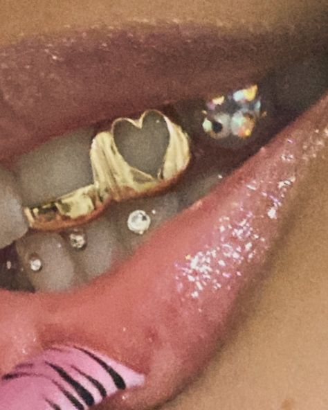 Opal Grillz, Women Grills, Gold Tooth Cap, Girl Grillz, Grillz Teeth, Teeth Caps, Gold Grill, Tooth Gems, Gold Grillz