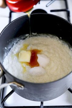 Creamy Norwegian Porridge Recipe with honey, dried cranberries, cinnamon and butter. Deliciously sweet, salty and satisfying. The perfect comfort food! Norwegian Porridge, Norwegian Cuisine, Recipe With Honey, Viking Food, Nordic Recipe, Medicine Tips, Norwegian Food, Porridge Recipes, Scandinavian Food