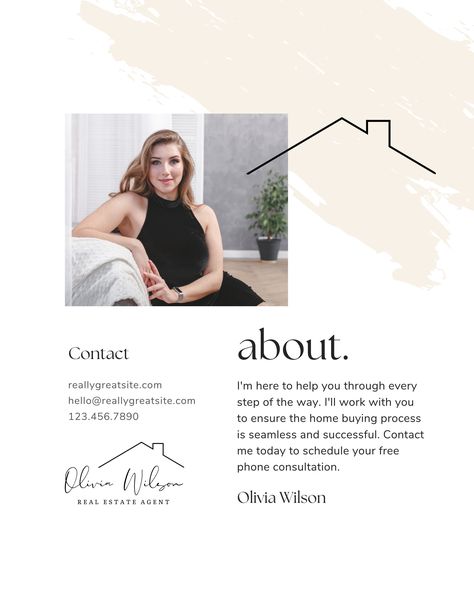 Real Estate Agent Captions, New Agent Announcement Real Estates, Real Estate Agent Introduction Post, Real Estate Agent Instagram Bio, Realtor Bio For New Agents, Real Estate Agent Post Ideas, Real Estate Template Design, Realtor Bio Examples, Canva Real Estate Templates