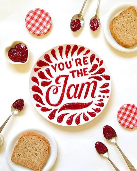 Mary Kate Mcdevitt, Food Lettering, Food Typography, Advanced Typography, Food Type, 타이포그래피 포스터 디자인, Hand Lettering Inspiration, Type Inspiration, Typography Love