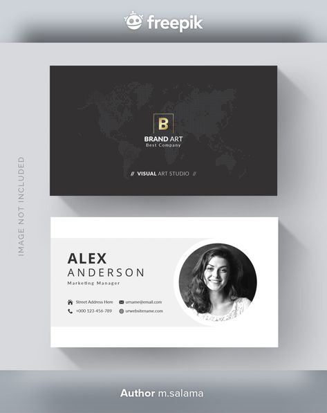 Business Card Design With Picture, Bank Creatives, Business Card With Photo, Email Footer, Elegant Business Cards Design, Realtor Business Cards, Unique Business Card, Company Business Cards, Make Business Cards