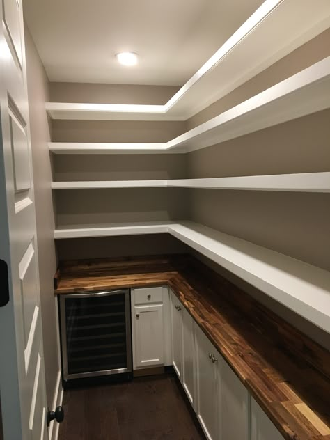 Very Narrow Pantry, Pantry With Base Cabinets, Narrow Walk In Pantry With Freezer, 6x4 Pantry Layout, 6x10 Pantry, Pantry And Office Combo, Mini Fridge In Pantry, 4 X 5 Pantry Layout, 6x8 Pantry