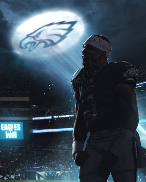 Philadelphia Eagles Wallpaper, Philadelphia Eagles Fans, Philadelphia Eagles Football, Philadelphia Sports, Nfl Photos, Fly Eagles Fly, Eagles Nfl, Football Images, Jalen Hurts