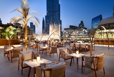 Dubai restaurants with Burj Khalifa views Burj Khalifa Restaurant, Dubai Restaurant Luxury, Dubai View, Dubai Restaurant, Best Hotels In Dubai, Terrace Cafe, Dubai Trip, Create Board, Best Rooftop Bars