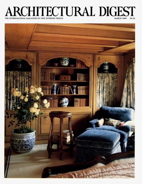 Architectural Digest Magazine, Rose Tarlow, Overstuffed Chairs, Vibeke Design, English Decor, Oversized Chair, London Flat, Cozy Nook, Cozy Space