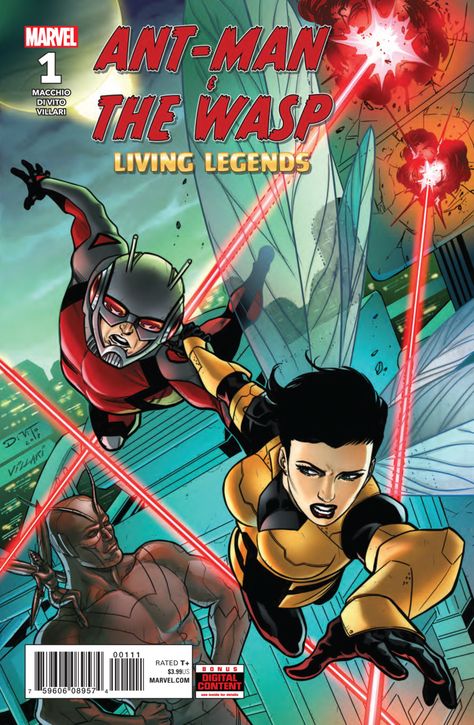 Ant-Man & the Wasp: Living Legends #1 (Issue) The Wasp Comic, Vespa Marvel, Wasp Comic, Ant Man Comic, Ant Man Scott Lang, Hank Pym, Ant Man And The Wasp, Antman And The Wasp, Scott Lang