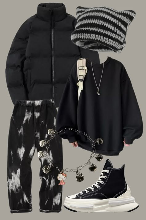 Tomboy Style Outfits Winter, Tomboy Fashion Winter, Winter Outfits Tomboy, Winter Tomboy Outfits, Warm Winter Outfits Aesthetic, Outfits Aesthetic Invierno, Winter Clothes Korean Style, Tomboy Winter Outfits, Tomboy Outfits Winter