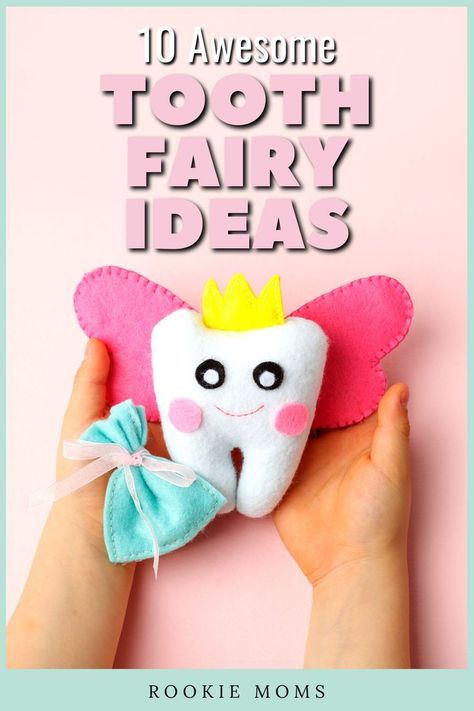 Tooth Fairy Ideas, Tooth Fairy Money, Cute Toothless, Tooth Fairy Note, Tooth Fairy Receipt, Ideas Notes, Worried Kids, Origami Shapes, Tooth Fairy Bag