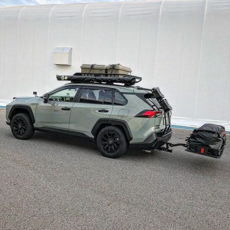 Toyota Rav4 Modified, Toyota Rav4 Aesthetic, Rav 4 Camping, Rav 4 Toyota, Rav4 Camping, Toyota Rav4 Offroad, Rav4 Offroad, Mom Cars, 2020 Toyota Rav4