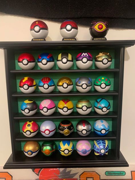 Ball Guy's Secret Shrine (My Collection) : pokemon Pokemon Game Room, Pokemon Storage, Pokémon Display, Pokemon Shelf, Pokemon House, Pokemon Storage Ideas, Pokémon Stuff, Pokémon Toys, Pokemon Display Ideas