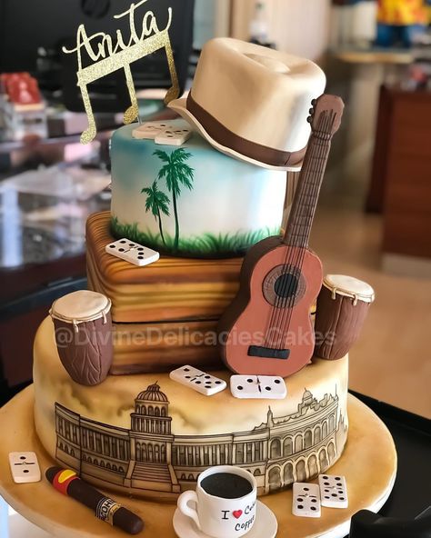 Havana Nights Birthday Cake, Cuban Party Theme, Cuba Party, Havana Nights Party Theme, Havana Nights Theme, Havana Party, Luxury Birthday Party, Cuban Party, Havana Nights Party