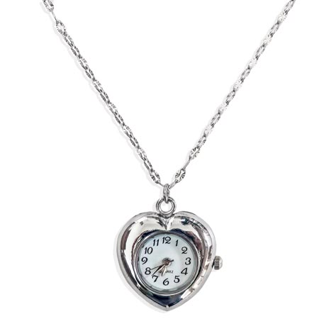 Silver locket necklace