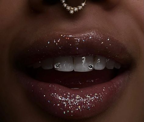 Lipgloss Tooth Gems Nose Ring Glittery Lips, Tooth Gems, Tooth Gem, Lip Gloss, Nose Ring, Lips, Gems, Ring, Quick Saves