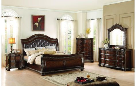 Bedroom, Dining Room Design Ideas | Wayfair Best Murphy Bed, California King Size Bed, Antique Bedroom Furniture, Sleigh Bedroom Set, Bedroom Accent, King Bedroom Sets, Bedroom Sets Queen, Bedroom Panel, Queen Bedroom