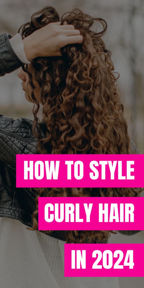 Achieve your curly hair goals with these top 10 ways to style and care for it in the new year. Learn from the best and get inspired! Ways To Style Long Curly Hair, What To Do With Curly Hair, How To Style Naturally Curly Hair, How To Style Curly Hair Ideas Hairstyles, How To Wear Curly Hair, How To Style Curly Hair Naturally, Long Curly Hair Updos Easy, Long Curly Hair Styles Easy, Hairstyles For Long Curly Hair Natural