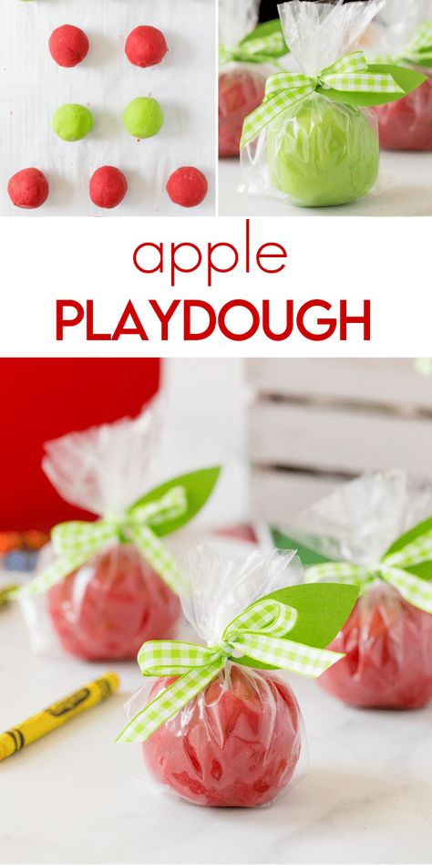 Apple Playdough, Diy Apple, Apple Preschool, Apple Unit, Fun Fall Crafts, Back To School Crafts, Apple Theme, Back To School Party, Fall Preschool