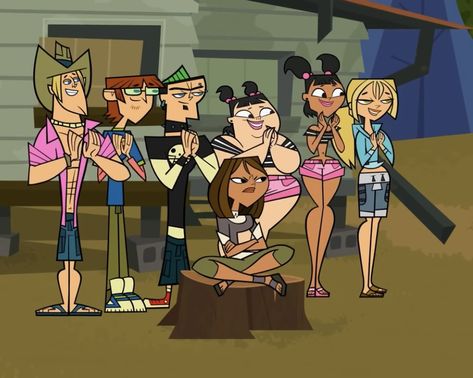 Screaming Gophers Total Drama, Total Drama Island Screenshots, Total Drama Group Photo, Total Drama Screenshots, Total Drama Island Scenes, Total Drama Scenes, Total Drama Oc, Ridonculous Race, Drama Total