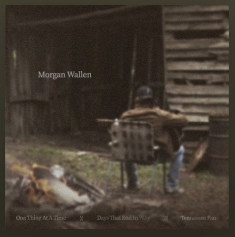 Morgan Wallen Album Cover, Morgan Wallen Aesthetic, Morgan Wallen Poster, Country Album Covers, Morgan Wallen Music, Country Collage, Vision Wall, Single Art, One Thing At A Time