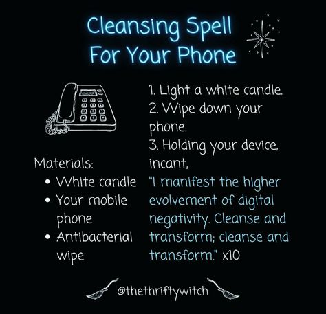 Cleansing Home, Cleansing Spell, Book Of Spells, Digital Phone, As Above So Below, Witchy Art, Magick Spells, Art Words, Wicca Witchcraft