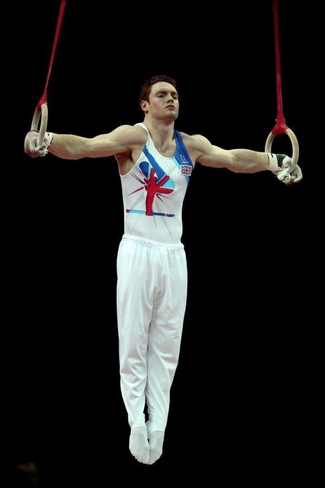 Male Gymnastics, Nile Wilson, Max Whitlock, Parkour Gym, Big Biceps Workout, Mens Leotard, Boys Gymnastics, Gymnastics Rings, Male Gymnast