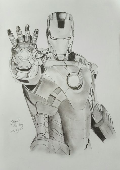 My pencil drawing of Iron Man Iron Man Face Drawing, Thor Drawing Pencil, Iron Man Drawing Pencil, How To Draw Iron Man, Iron Man Drawing Sketches, Drawing Of Iron Man, Iron Man Dibujo, Ironman Sketch, Iron Man Sketch