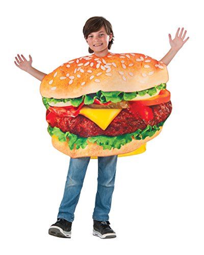 Rubie's Costume Burger Costume Best Halloween Costumes & Dresses USA Hamburger Costume, Burger Costume, Real Burger, Foam Costume, Big Burgers, Food Costumes, Funky Glasses, Dressup Party, Delicious Burgers