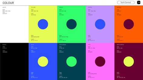 Duotone Color Palette, Tech Color Palette Inspiration, 2024 Colour Palette, Pop Color Palette, 8 Color Palette, Neon Colour Palette, Color Design Inspiration, Bold Color Palette, Brand Color Palette