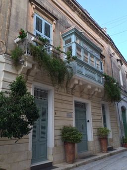 Townhouse, Rabat Maltese Townhouse, Townhouse Facade, Townhouse Interior, House Facade, Town House, Facade House, Maltese, Malta, Balcony