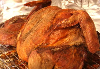 Alton Brown Roast Turkey, Alton Brown Turkey, Spatchcock Turkey Recipe, Grilled Turkey Recipes, Spatchcock Turkey, Dry Brine Turkey, Dry Brine, Turkey Brine Recipes, Brown Recipe