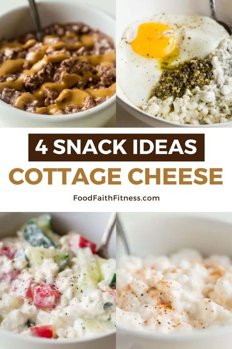 Cottage Cheese Snack Ideas Savory, Cottage Cheese And Veggies, What To Pair With Cottage Cheese, What To Mix With Cottage Cheese, Savory Cottage Cheese Snack, Sweet Cottage Cheese Snack, Cottage Cheese Pairings, Cottage Cheese Savory Recipes, Cottage Cheese Mix Ins