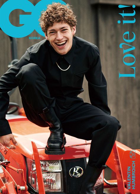 Valentin Humbroich Stars in GQ Korea Magazine June 2022 Issue Magazine Cover Fashion, Editorial Cover, Mens Photoshoot, Cafe Store, New York Model, Gq Korea, Korea Magazine, Mens Photoshoot Poses, Soul Artists