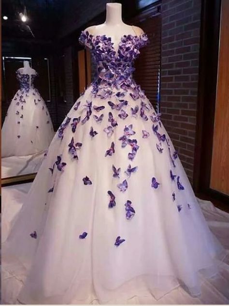 Prom Dress Cheap, Long Ball Gown, Ball Gown Prom Dress, Purple Wedding Dress, Cheap Evening Dresses, Floor Length Prom Dresses, Quinceanera Dress, Dress Birthday, Sweet 15