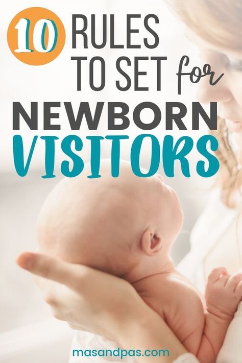 A newborn baby has joined your family and everyone is desperate to visit! While it's lovely to introduce your new baby to friends and family, it can also be stressful and overwhelming for new parents. This article covers 10 rules to set for all newborn baby visitors that will ensure that all the important people in your life get to meet baby without overwhelming the parents. #newborntips #newbabies #newparents #visitinganewborn New Baby Rules For Visitors, Newborn Rules For Visitors, Newborn Rules For Family, Newborn Hospital Rules For Visitors, Visiting My Newborn Rules, Rules For Newborn Visitors, Newborn Rules For Visitors Sign, Setting Boundaries With A Newborn, Baby Schedule