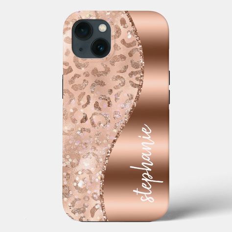 Rose Gold Cheetah Print Wallpaper, Android Fashion, Diy Resin Phone Case, Leopard Print Phone Case, Animal Print Phone Cases, Cheetah Phone Case, Spots Pattern, Custom Iphone Cases, Leopard Spots