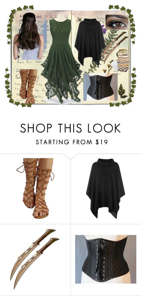 "Modern Elf Maid" by emmacameron2000 ❤ liked on Polyvore featuring Moleskine, Public Library, modern, contestentry, laceupsandals and PVStyleInsiderContest Modern Elven Clothes, Modern Elf Outfit, Modern Elf, Library Modern, Elf Stuff, Wooden Fashion, Hobbit Party, Clothing Aesthetic, Elf Clothes