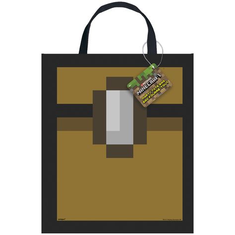 Large Plastic Minecraft Goodie Bag | Minecraft Party Supplies #minecraft #minecraftparty #minecraftbirthday #minecraftpartysupplies #minecraftpartyideas #minecraftthemedparty #minecraftbirthdayideas Minecraft Treasure Chest, Minecraft Themed Party, Minecraft Chest, Craft Birthday Party, Minecraft Party Supplies, Nautical Favors, Minecraft Birthday Party, Minecraft Birthday, Minecraft Party