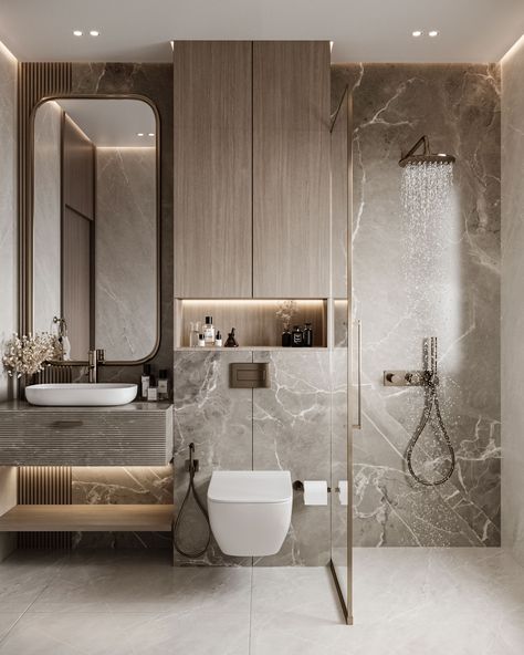 Luxury Washroom Design, Modern Luxury Bathroom, Wc Design, Bathroom Decor Luxury, Washroom Design, Stunning Interior Design, Modern Kitchen Interiors, Bathroom Design Inspiration, Bathroom Design Luxury