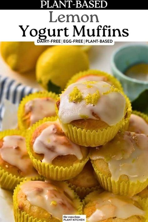 Lemon Yogurt Muffins Lemon Yogurt Muffins, Perfect French Toast Recipe, Muffins Lemon, Peach Bread, Perfect French Toast, Recipes Muffins, Yogurt Muffins, Kid Foods, Apple Cinnamon Muffins