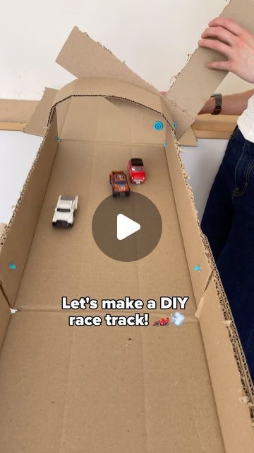 Makedo on Instagram: "Have a need for speed? 🏎️💨

Try making your own toy car race track at home! 🙌

Hit save and send this to someone who would love this idea! 💌

#mymakedo #cardboardcrafts #diy #f1 #carracing #toycars #toycarracing #carracing #kidscrafts #kidstoy #kidsactivities" Diy Cardboard Race Track, Marble Race Track Diy, Diy Race Track For Kids, Makedo Ideas, Cardboard Race Track, Nanny Activities, Marble Race, Car Ramps, Diy Games