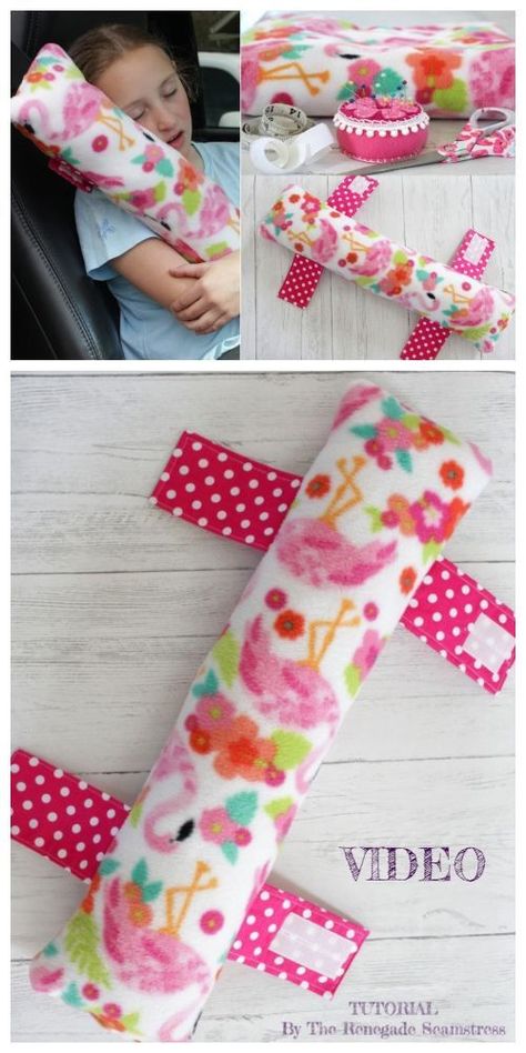 Car Pillow Sewing Pattern, Seatbelt Pillow Diy Pattern, Diy Seat Belt Pillow, Seatbelt Cover Diy Free Pattern, Diy Travel Toothbrush And Toothpaste Holder, Car Seat Pillow Diy Free Pattern, Seat Belt Pillow Pattern Free, Seat Belt Cover Pattern Free, Seatbelt Pillow Diy