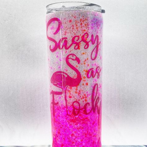 Stainless Steel Tumbler. Custom Made. Handmade. Pink. Flamingo - Etsy Flamingo Tumbler Ideas, Flamingo Tumbler, Flamingo Cup, Tumblers Ideas, Pink Tumbler, Baby Moon, Food Safe Epoxy, Glitter Tumblers, Cup Designs