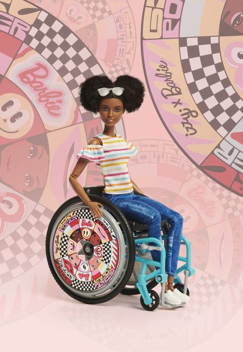 Ailbhe Keane of Izzy Wheels on pimped out wheelchairs, spreading positivity and their new collaboration with Barbie | Creative Boom Barbie Wheelchair, Wheelchair Art, Wheelchair Fashion, Wheel Chair, Barbie Doll Accessories, Spreading Positivity, Mobile Boutique, Crutches, Transportation Design