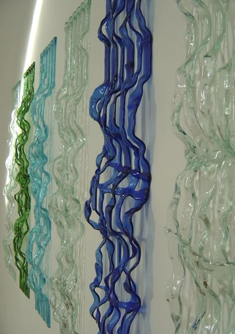 Sculpture Inspiration, Glass Awards, Fused Glass Wall Art, Kiln Formed Glass, Glass Fusing Projects, Wine Glass Art, Glass Art Projects, Beach Glass Art, Contemporary Glass Art