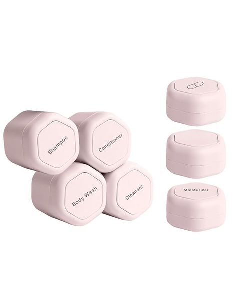 Small magnetic travel containers for make-up. Mess-free, convenient. #travel #makeup #messfree #messfree #magnetic Mini Essentials, Amazon Travel Essentials, Unrealistic Wishlist, Travel Containers, Europe Packing, Hotel Living, Luxury Train, Travel Container, Pinterest App