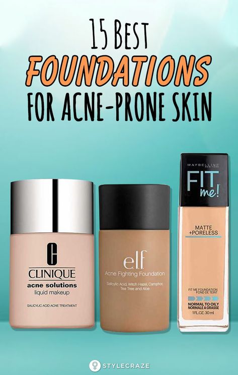 Best Makeup For Acne Prone Skin, Full Coverage Foundation For Acne, Foundation Acne Prone Skin, Foundation For Acne Prone Skin, Makeup For Acne Prone Skin, Best Makeup For Acne, Best Foundation For Acne, Acne Prone Skin Care, Foundation For Oily Skin