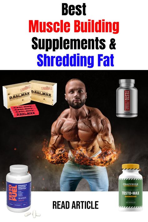 Best Muscle Building Supplements and Shredding Fat Best Muscle Building Supplements, Supplements For Muscle Growth, Best Bodybuilding Supplements, Muscle Supplements, Weight Gain Workout, Muscle Building Supplements, Muscle Food, Bodybuilding Supplements, Best Supplements