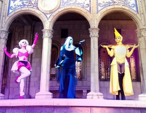 Pink Diamond Cosplay, Yellow Diamond X Blue Diamond, Blue Diamond Cosplay, Blue Diamond X Yellow Diamond, Su Cosplay, Steven Universe Peridot, Steven Universe Cosplay, Diamond Authority, Crystal Gems Steven Universe