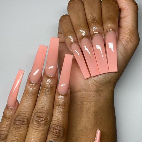 Peachy Nails, Long Acrylic Nail Designs, Drip Nails, Glamour Nails, Exotic Nails, Long Acrylic Nails Coffin, Nails Only, Long Square Acrylic Nails, Bling Acrylic Nails