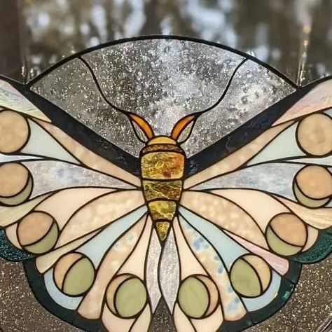 Neile Cooper on Instagram: "Working double time getting pretty pictures and listings up for tomorrow's shop update. 🤞I may even have a new antler pieces ready!! Stay tuned in stories for previews and come by the shop (link in bio) Friday at noon eastern! ✨ And for my maker friends head to the etsy pattern shop for this biggie!" Lunar Moth Stained Glass Pattern, Neile Cooper, Luna Moth Stained Glass Pattern, Stained Glass Cabinets, Lunar Moth, Making Stained Glass, Stained Glass Birds, Stained Glass Decor, Felt Jewelry